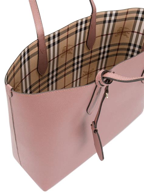 pink burberry tote bag|burberry reversible tote bag.